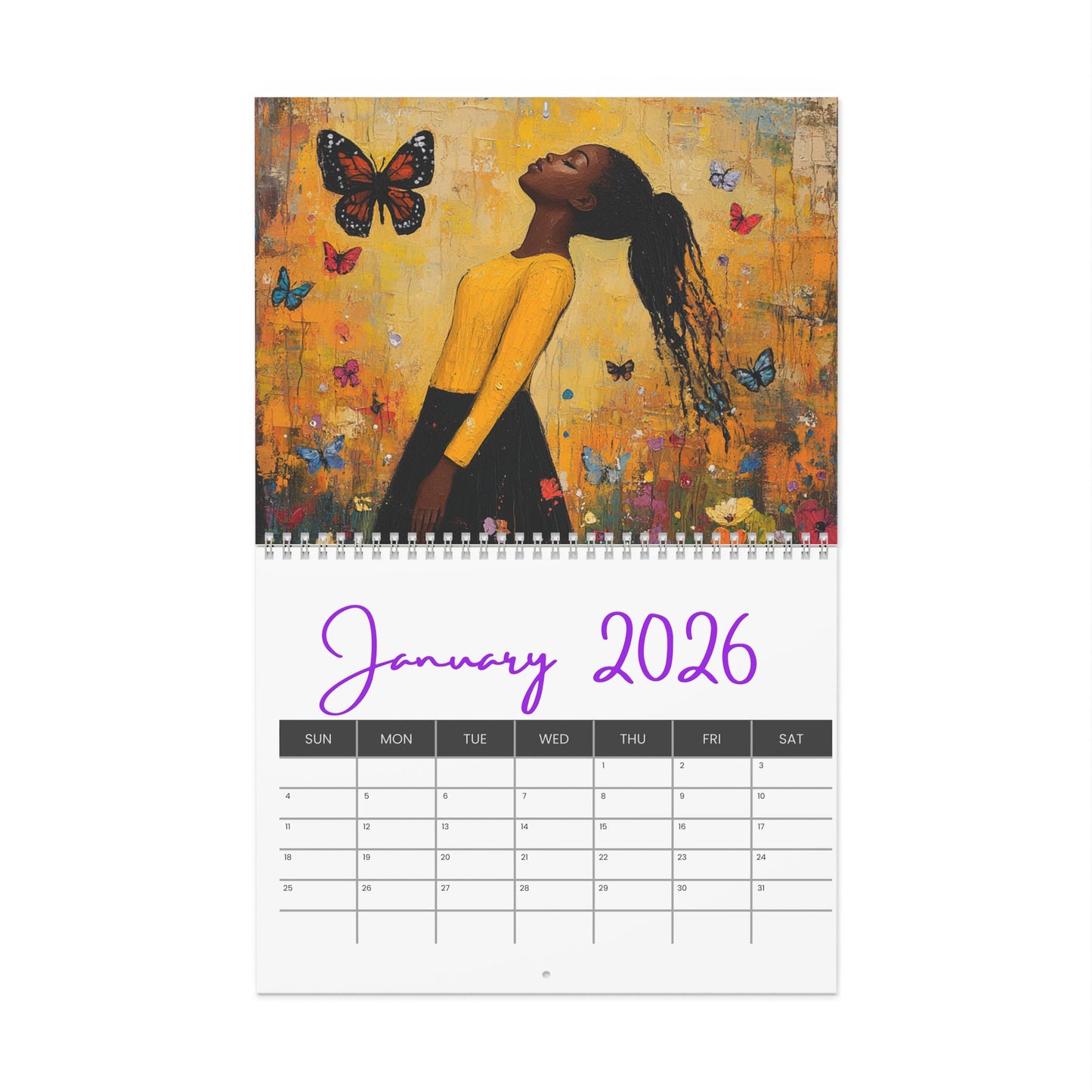 GabbyCrafts Surrealism Art Wall Calendar