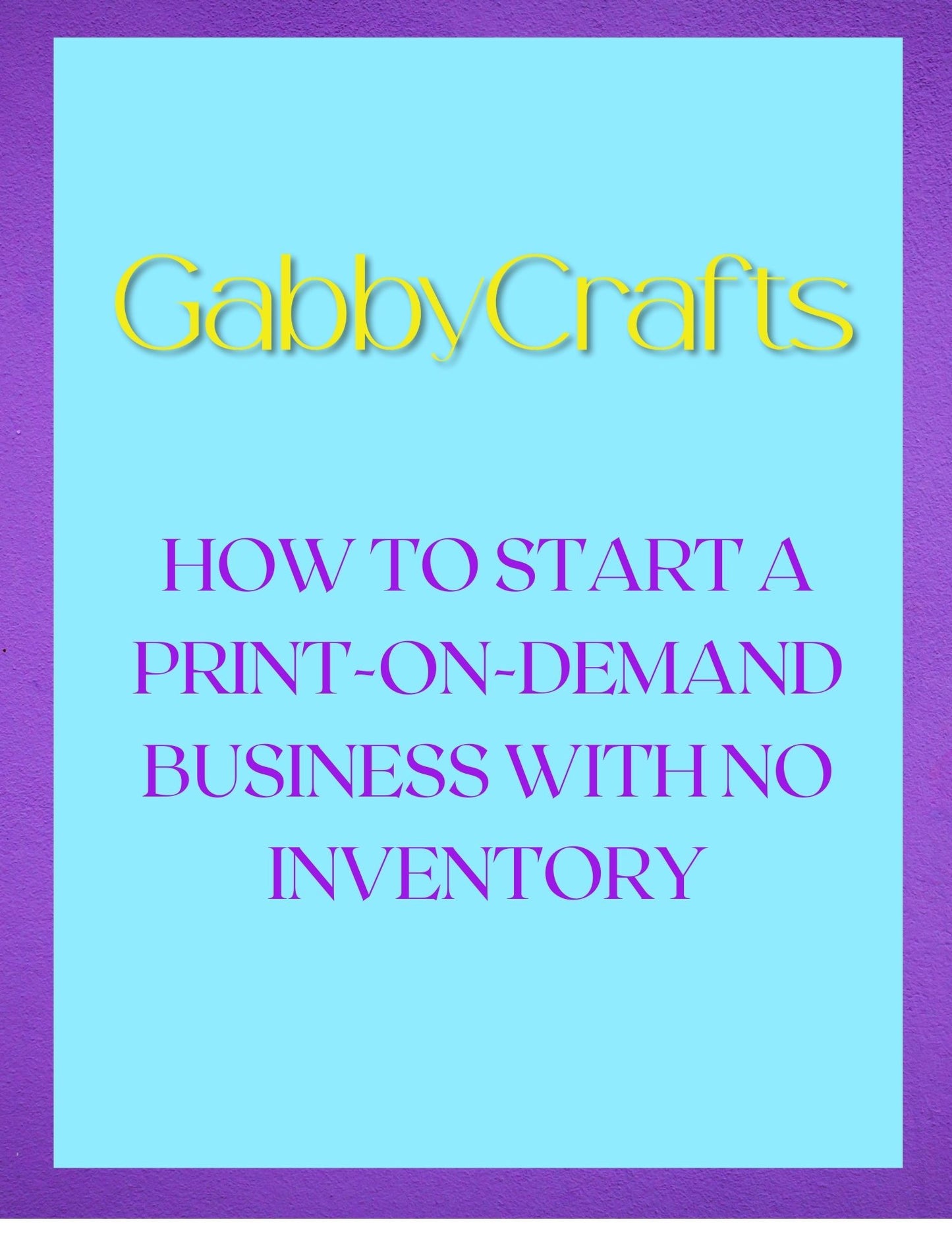 How To Start a Print-on-Demand Business Quick Sheet
