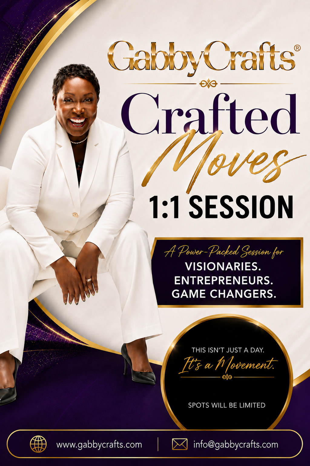 GabbyCrafts® CRAFTED Moves 1:1 Session