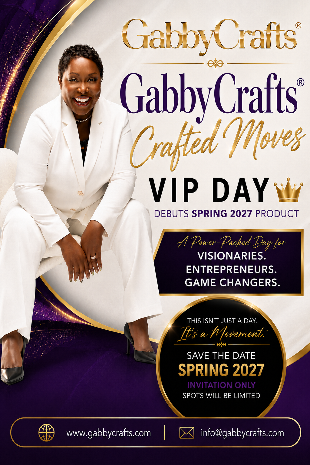 CRAFTED Moves VIP Day-Debuts Spring 2027