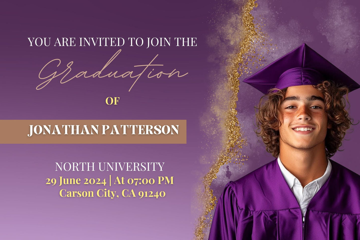 Printed Grad Invitations (MOQ 10)