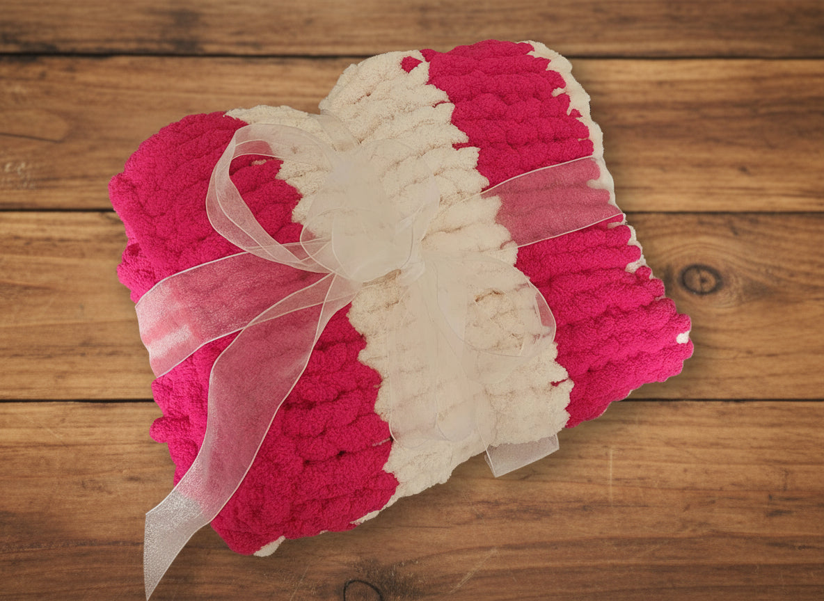 Handmade Chenille Chunky Blanket | Perfect Gift for Home Décor & Comfort Lovers