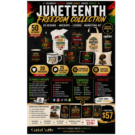 Juneteenth Freedom Bundle Juneteenth Freedom Bundle
