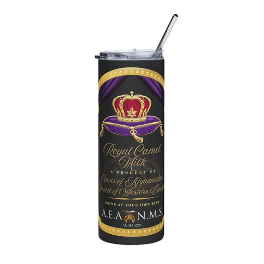 Custom 20 oz Stainless Steel Tumbler – Designed by GabbyCrafts (Black)