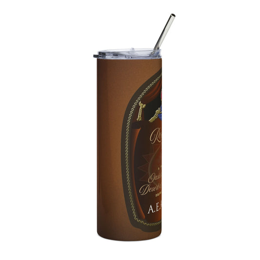 Custom 20 oz Stainless Steel Tumbler – Designed by GabbyCrafts (Brown)