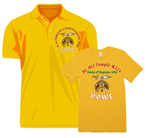 AL ALI Temple #224 D.O.W.E. Apparel