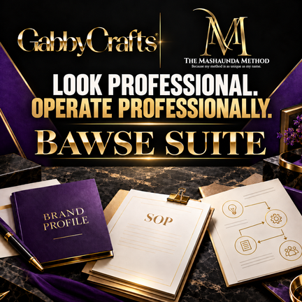 Look Professional Operate Professionally BAWSE Suite