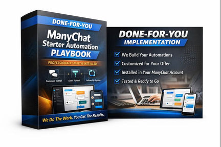 Done-For-You ManyChat Starter Facebook Automation Playbook