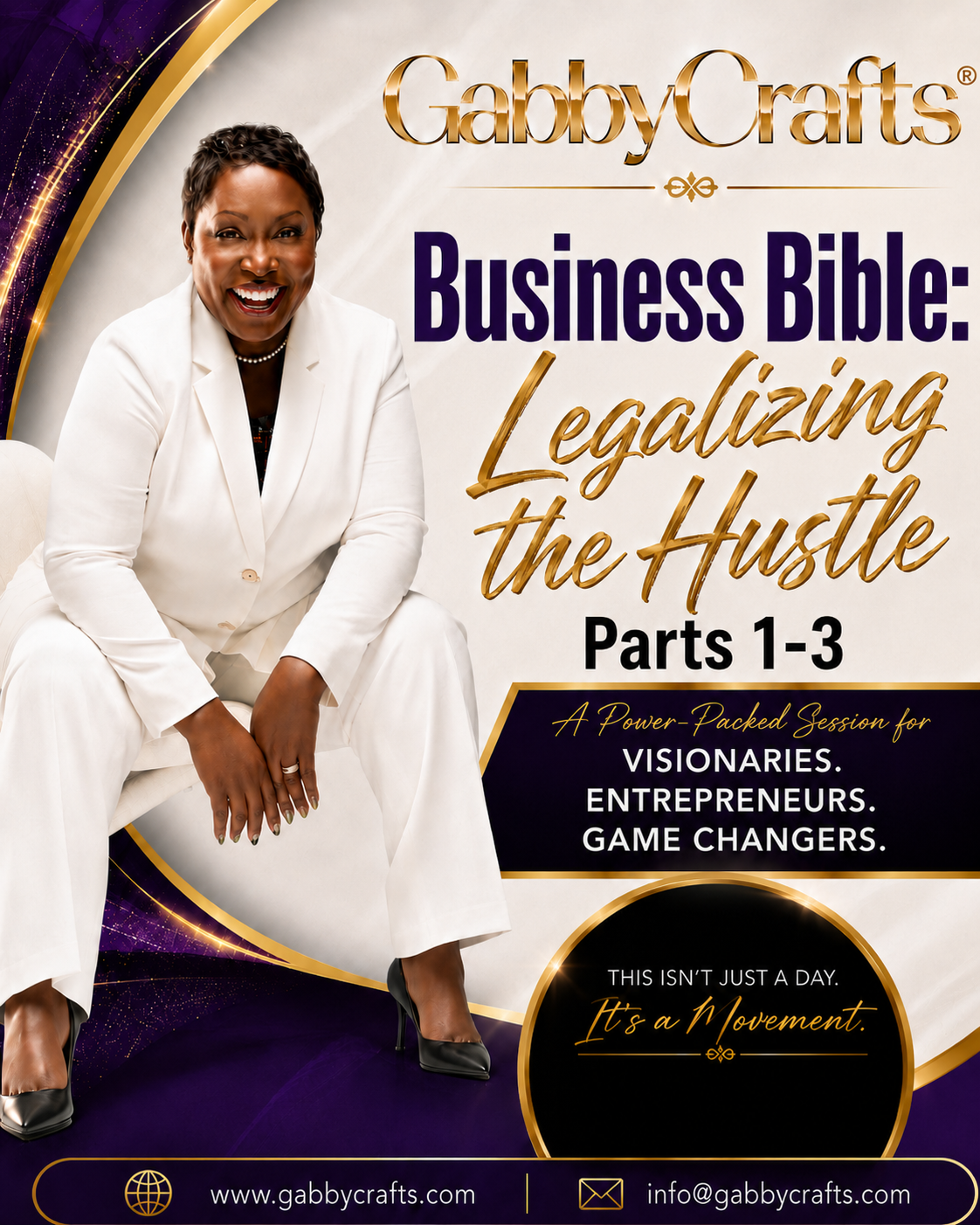 The Business Bible: Legalizing Your Hustle Parts One, Two, and Three — GabbyCrafts® Bundle