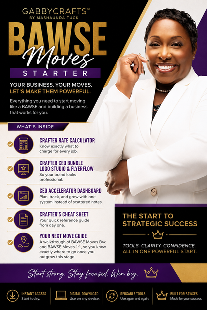 BAWSE Moves Starter by GabbyCrafts™