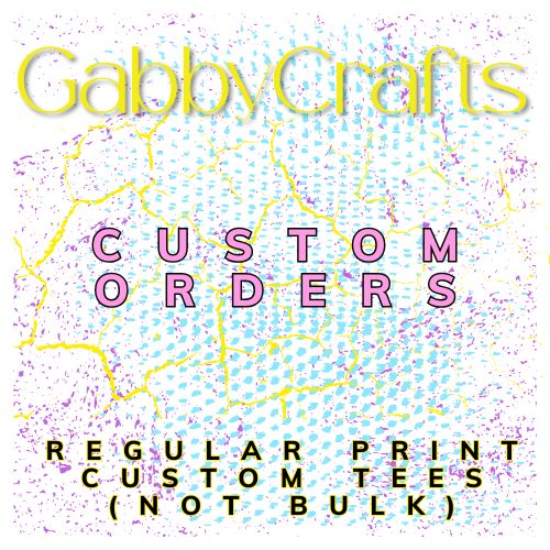 Custom Individual T-Shirts | Personalized Apparel by GabbyCrafts