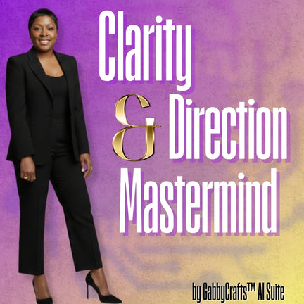 1:1 Clarity and Direction Mastermind | 60-Minute Strategy Session