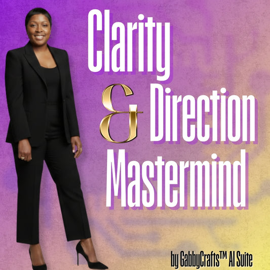 1:1 Clarity and Direction Mastermind | 60-Minute Strategy Session