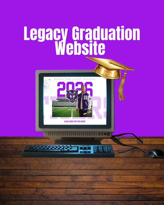 Legacy Graduation Website | Custom 5-Page Graduation Celebration Site