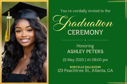Printed Grad Invitations (MOQ 10)