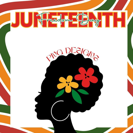 Juneteenth PNG Design Bundle | 8 Powerful Digital Files for Crafters