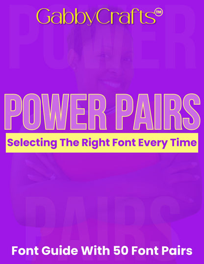 Power Pairs Font Pairing eBook