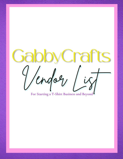 GabbyCrafts Exclusive Vendor E-Book | Ultimate Guide to Sourcing Supplies