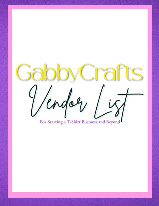 GabbyCrafts Exclusive Vendor E-Book | Ultimate Guide to Sourcing Supplies