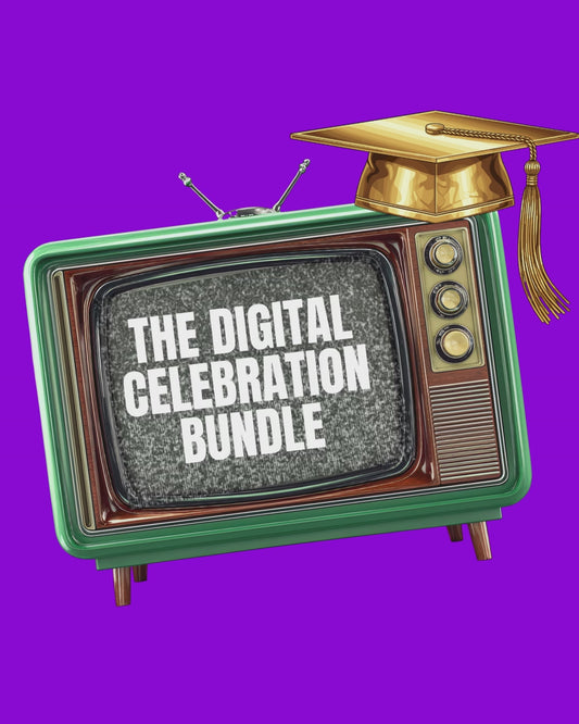 The Digital Celebration Bundle | Custom Graduation Invitation & Announcement Package